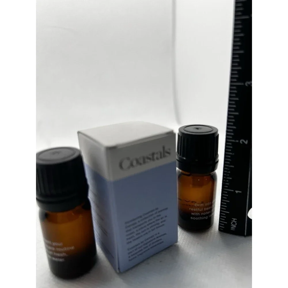 3 bottles Laneige coastal Canopy Essential Oils .17 oz sea glass spa lavender